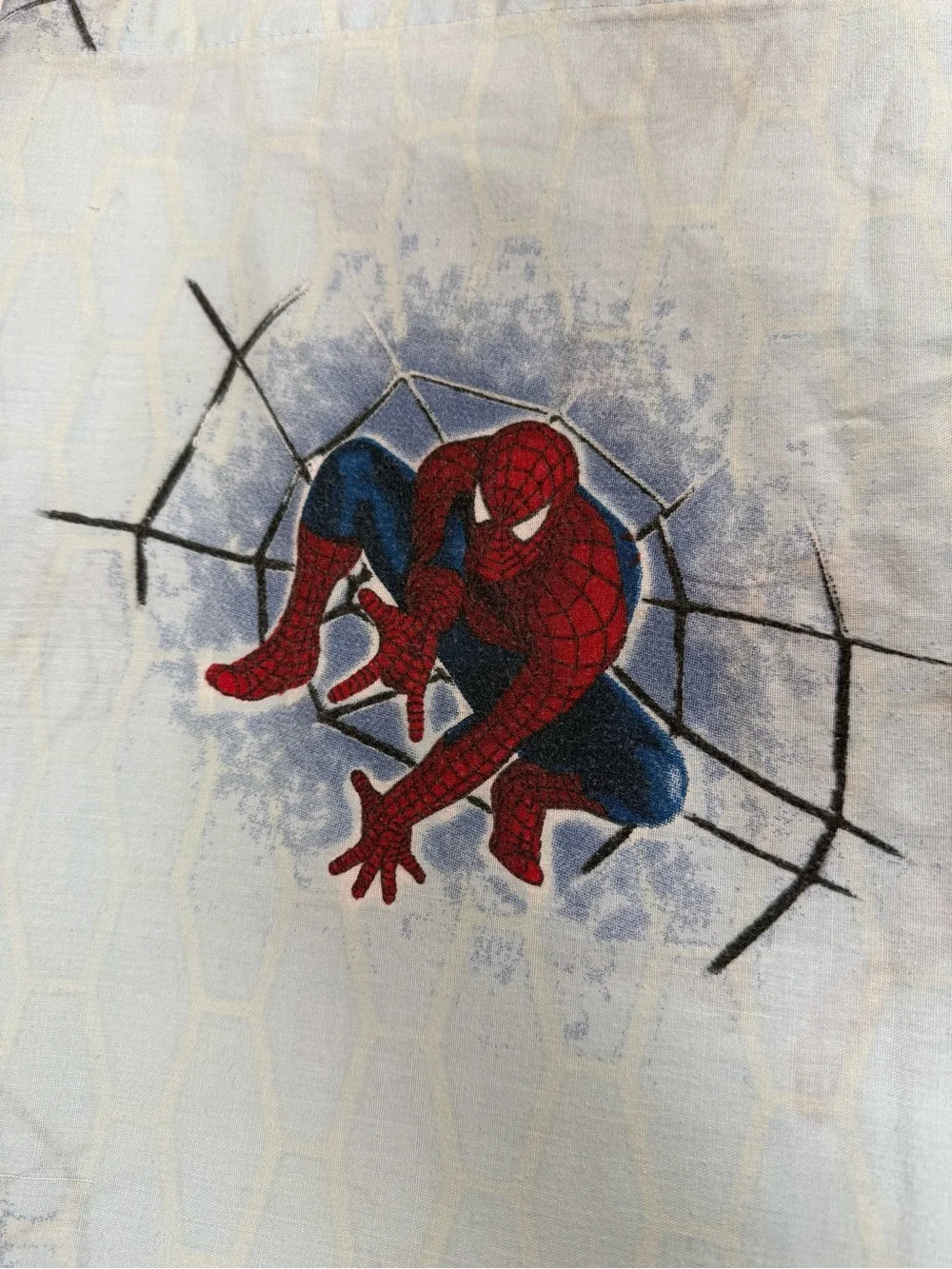 VINTAGE SPIDER-MAN 3 Boys Bedding Set Full Flat Sheet 2 Pillowcases Marvel 2007
